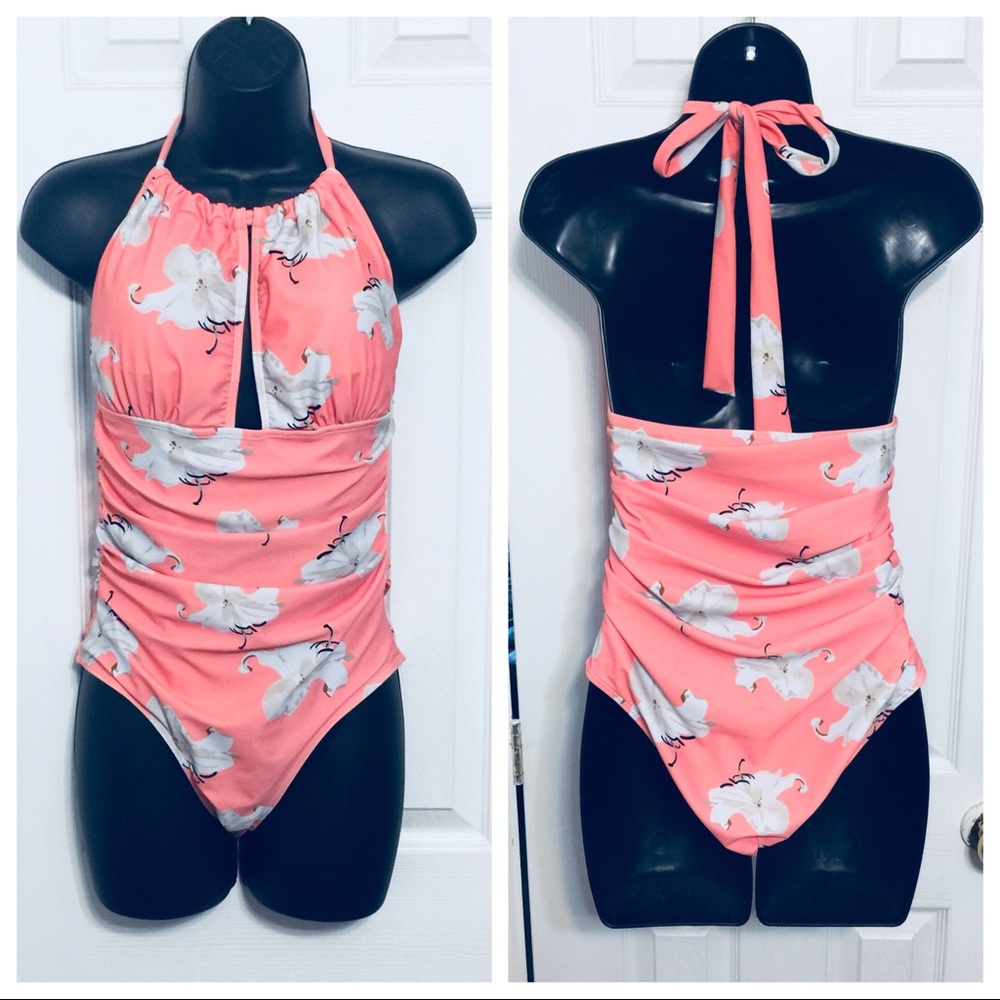 Brand new salmon one piece.